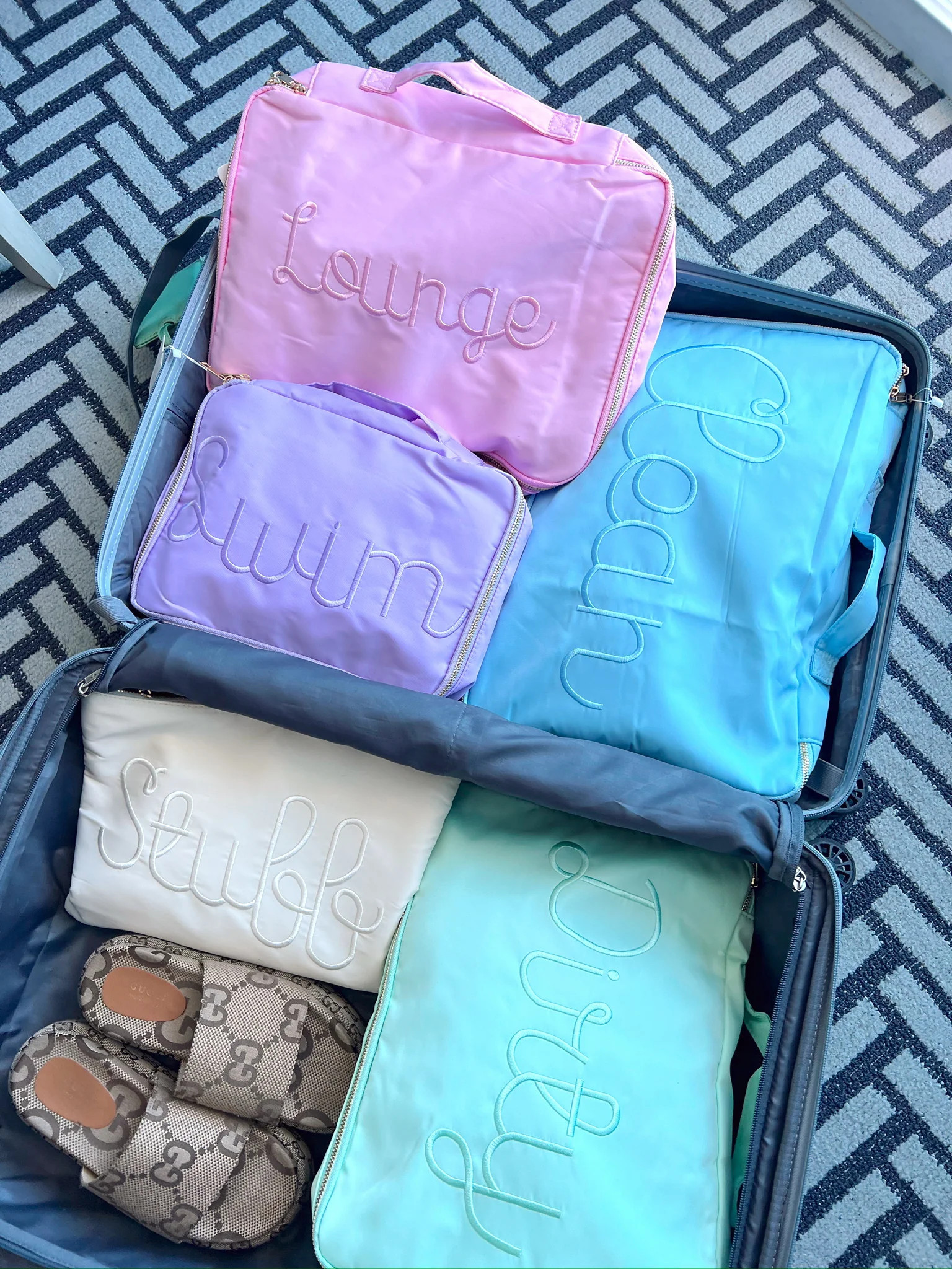 Packing Cubes Set - Colorful | KenzKustomz