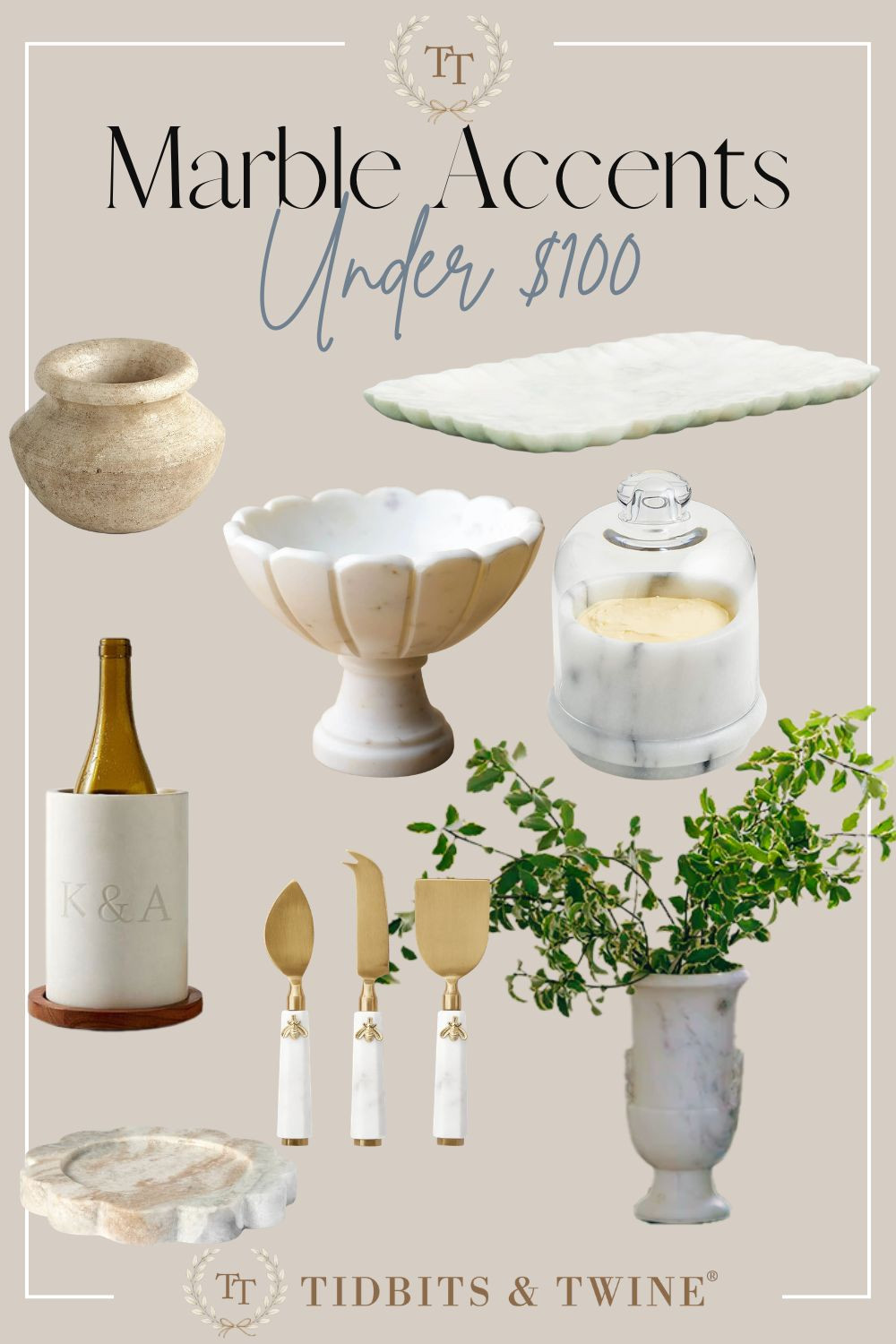 Some of my favorite timeless marble pieces for your home #marblevase #marbletray #marblecloche #marbleaccents 

 #LTKSpringSale #LTKOver40 #LTKHome