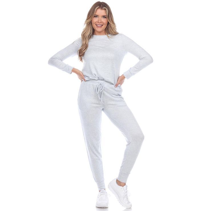 Women's 2 Piece Lounge Set - White Mark | Target