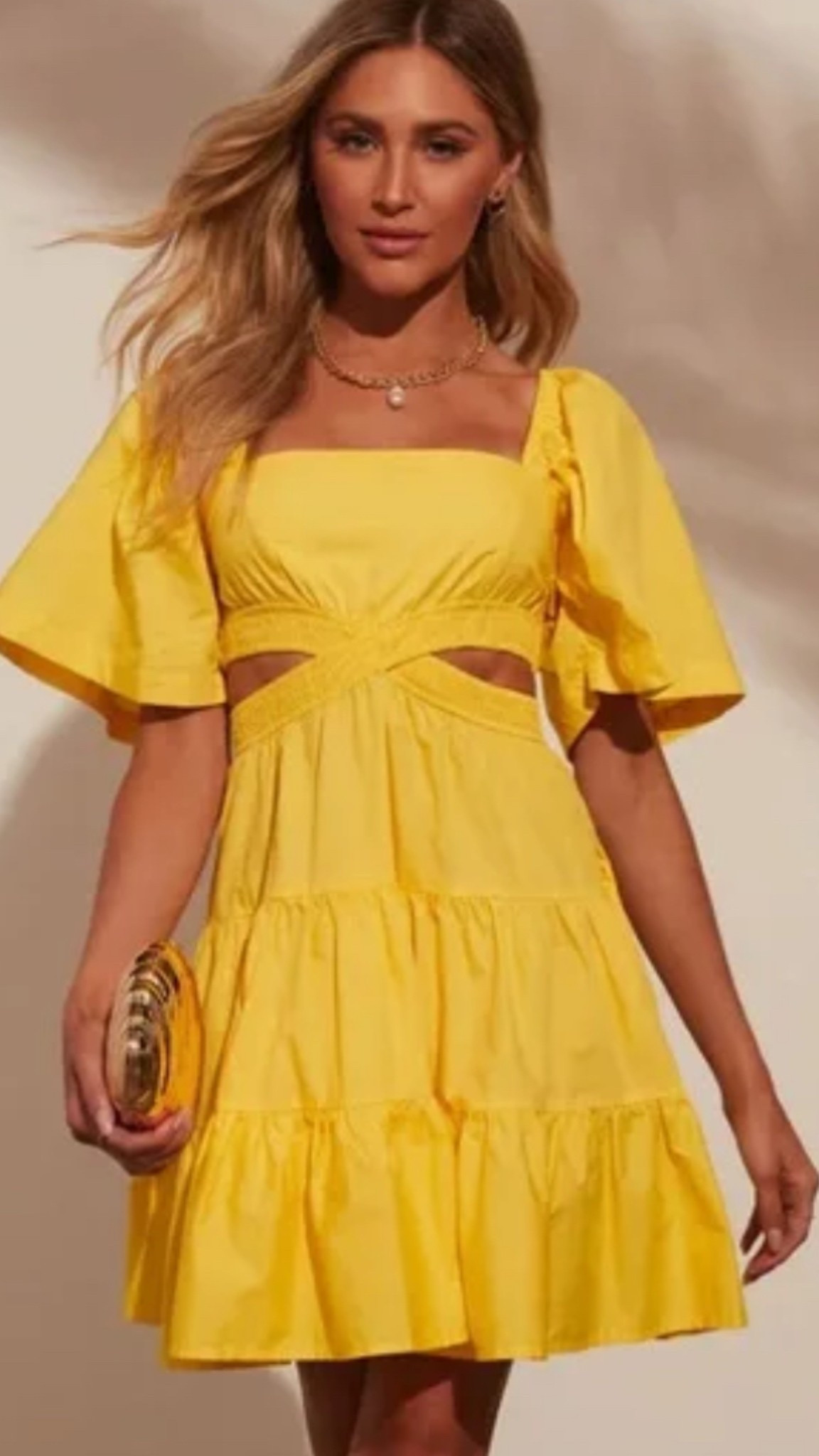 Amari Cutout Babydoll Mini Dress - minor imperfection size XL

#LTKSeasonal #LTKStyleTip #LTKSaleAlert