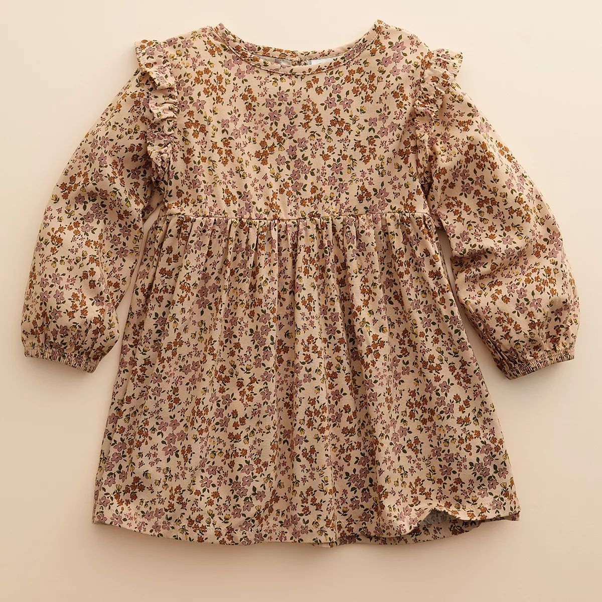 Baby & Toddler Girl Little Co. by Lauren Conrad Organic Floral Ruffle Dress | Kohl's