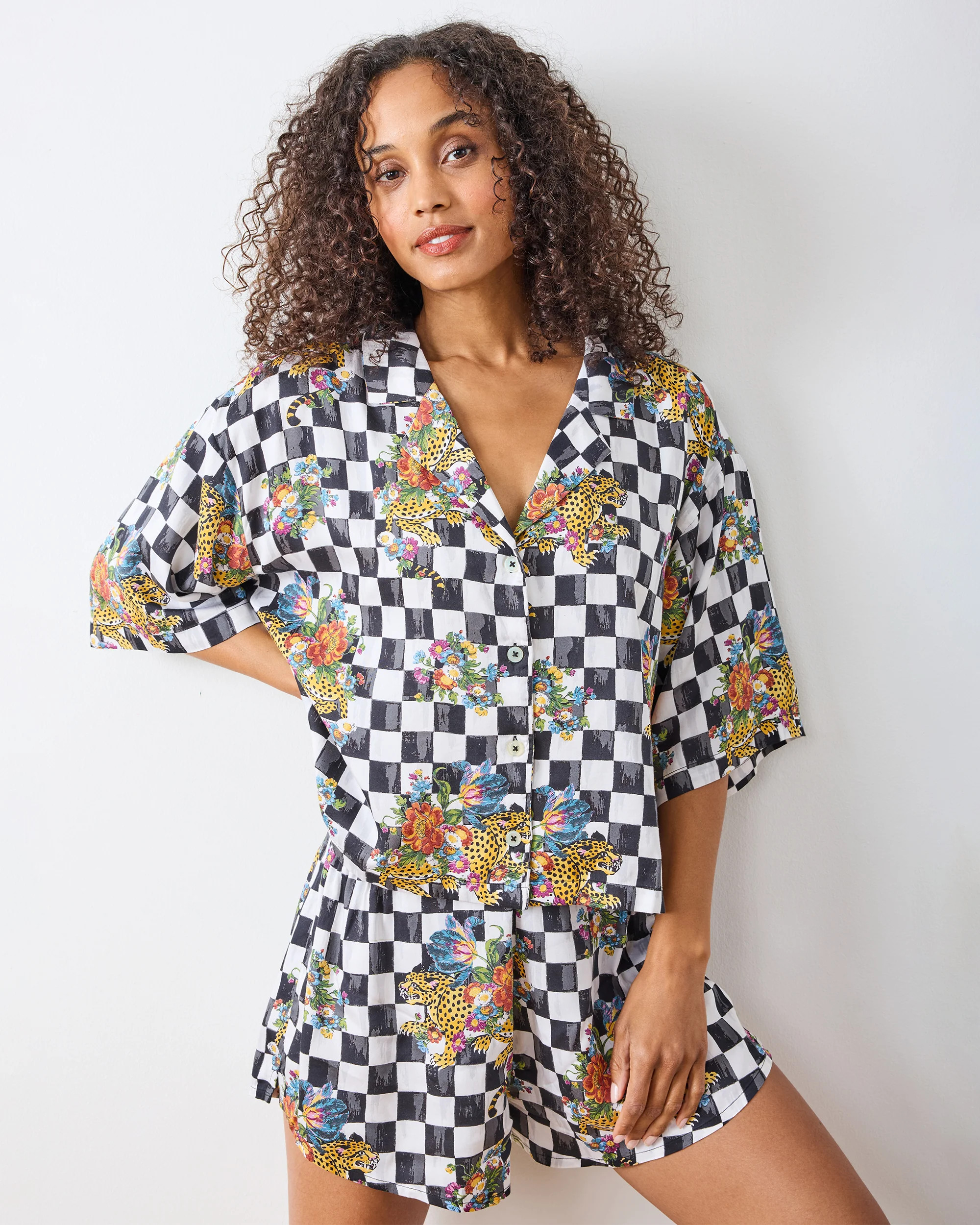 Courtly Check Bagheera - Eco Satin Sweet Dreams Set - Floral | Printfresh