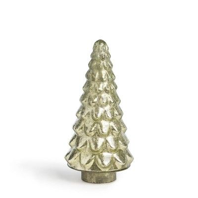 Park Hill Collection Mercury Glass Tabletop Fir Tree Small | Target