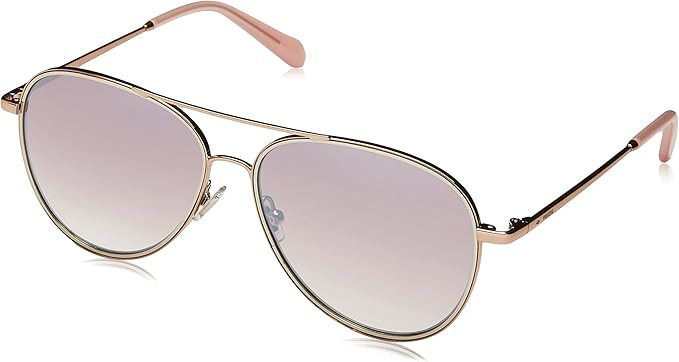 Fossil Women's Female Sunglass Style Fos 2096/G/S Aviator | Amazon (US)
