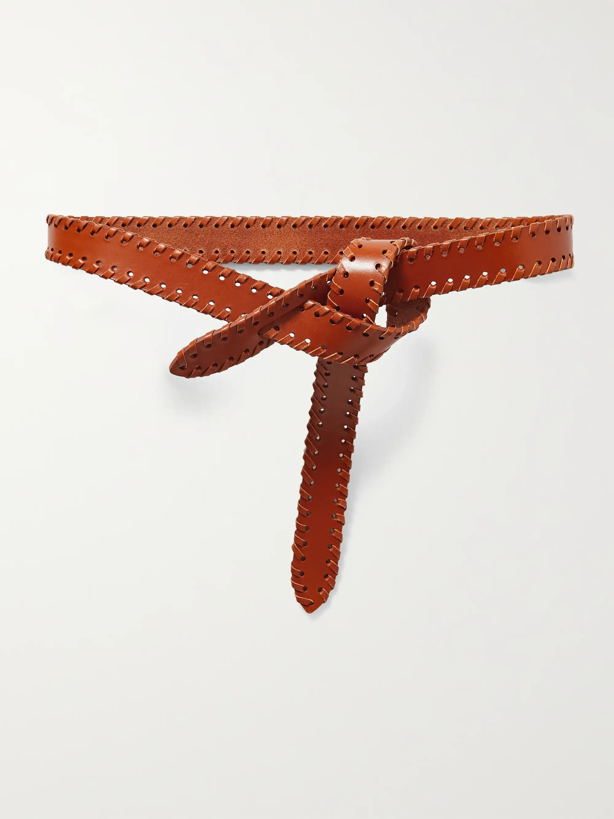 Lecce whipstitched leather belt | NET-A-PORTER (US)