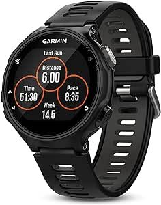 Garmin 010-01614-00 Forerunner 735XT, Multisport GPS Running Watch With Heart Rate, Black/Gray | Amazon (US)