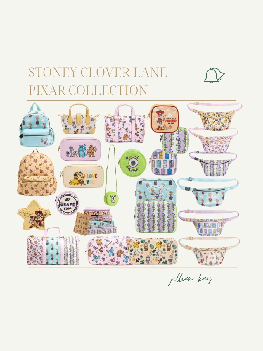 New Stoney Clover Lane Pixar Collection! ✨ featuring your favorite characters from Toy Story, Up, and Monsters Inc. 

Bag charms linked here! 

Ig: @jkyinthesky

#disney #disneystyle #pixar #pixarstyle #pixarup #pixartoystory #pixarmonstersinc #disneyaccessories #styleinspo #aestheticstyle 

#LTKStyleTip #LTKFamily #LTKItBag