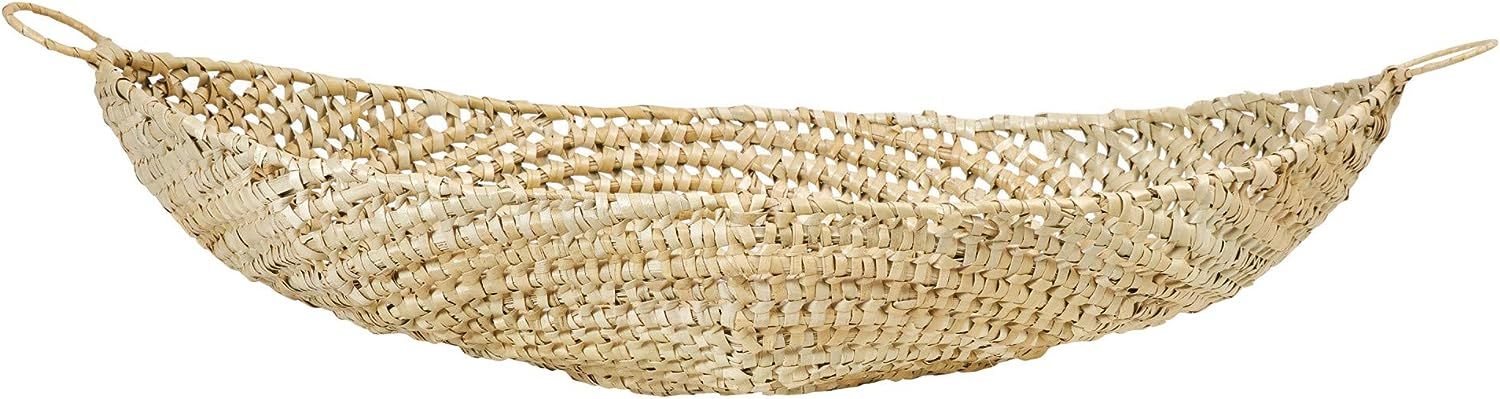 Bloomingville Decorative 37" L Handwoven Karagumoy Basket Tray, Off-White | Amazon (US)