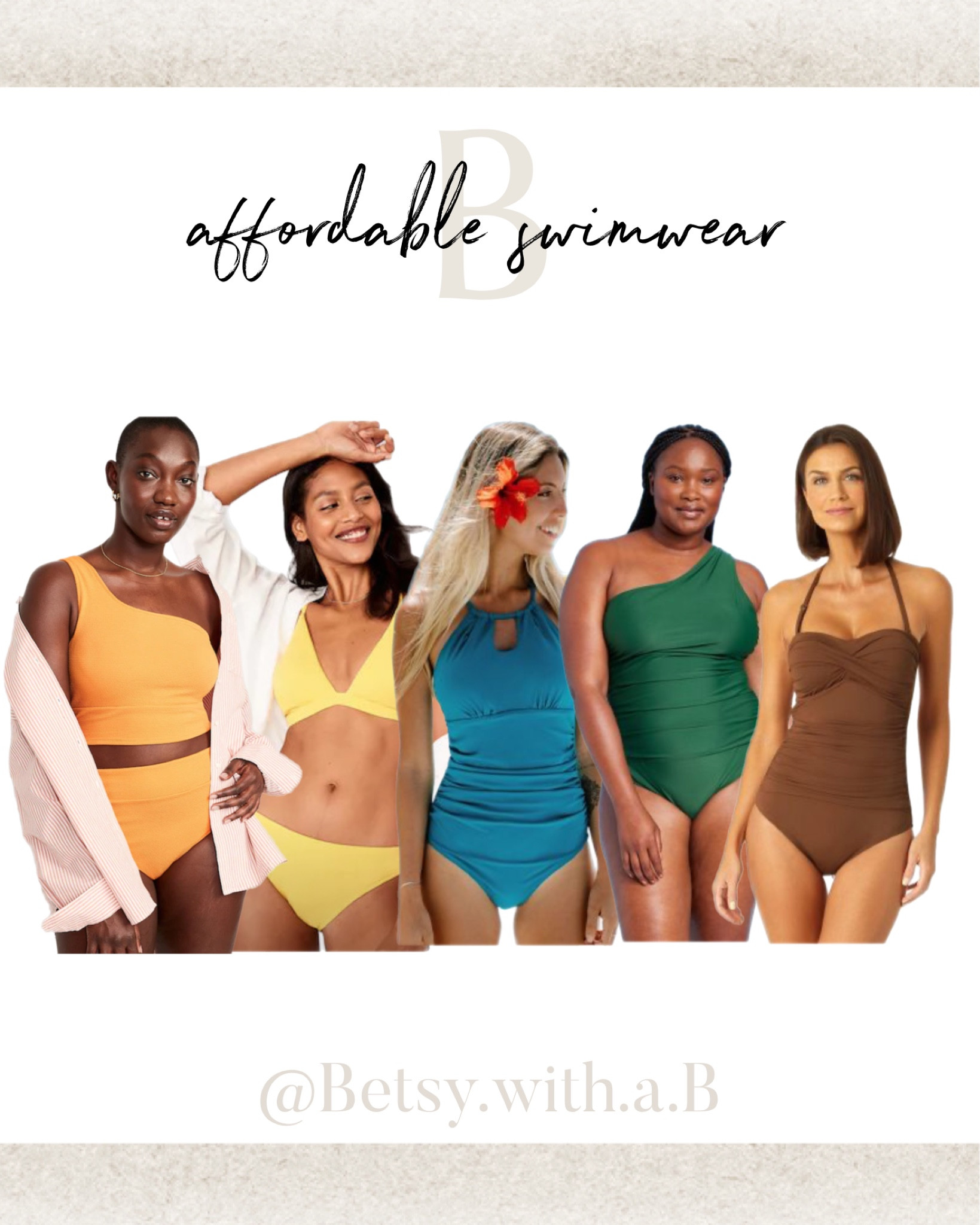 Affordable swimwear from target & old navy. 


#LTKunder100 #LTKSeasonal #LTKswim