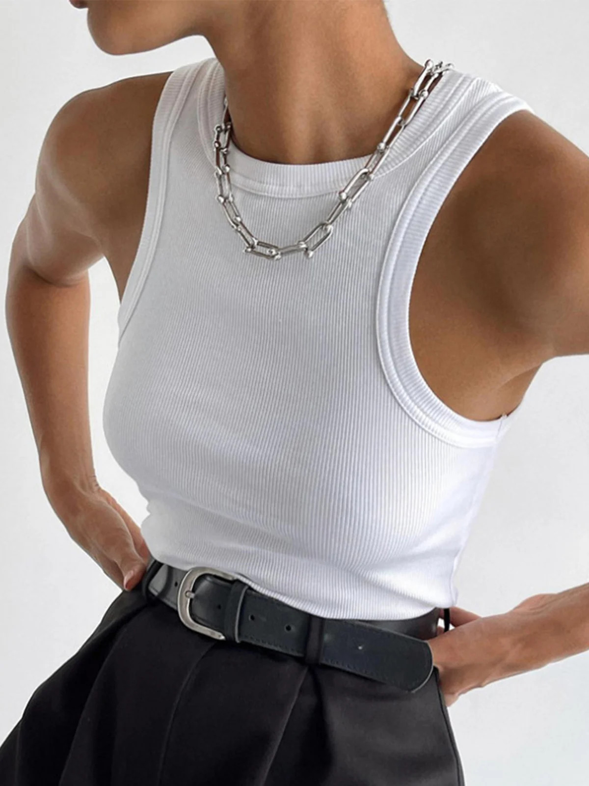 Ellis Crop Tank Top | Commense