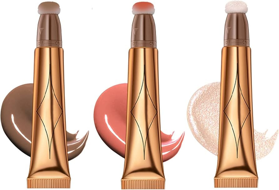 Reddhoon Contour Beauty Wand, Liquid Face Concealer Contouring Highlighter Blusher Stick with Cus... | Amazon (US)