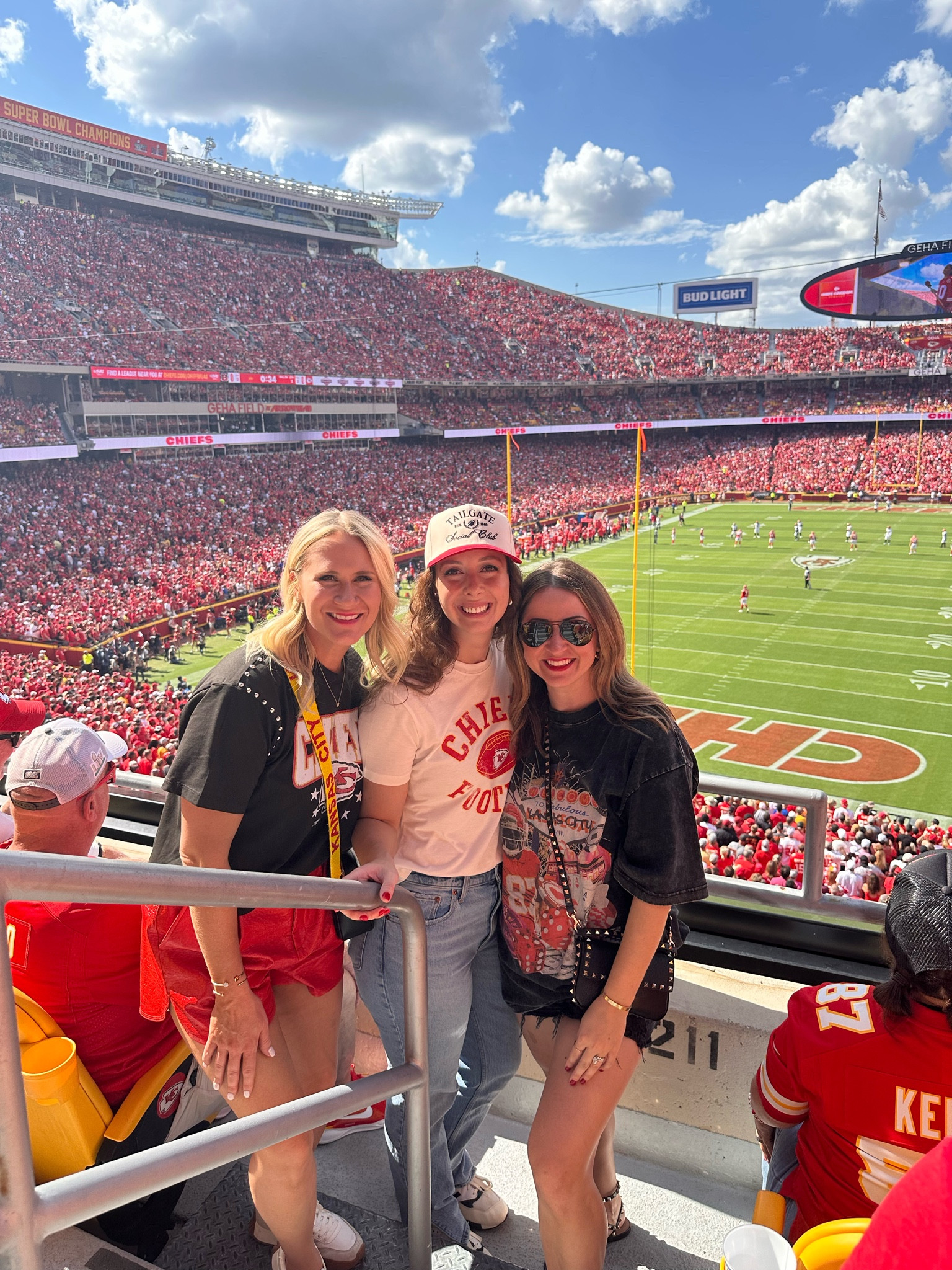 Another gameday and another win for our chiefs! I sized up A LOT to a 1X on my shirt to get a baggy look i would say you don’t need that much but it works for my frame 🤣🙌🏻 shirt is designed and made locally in #kansascity and shorts are TTS agolde!

#LTKStyleTip #LTKSeasonal #LTKFindsUnder100
