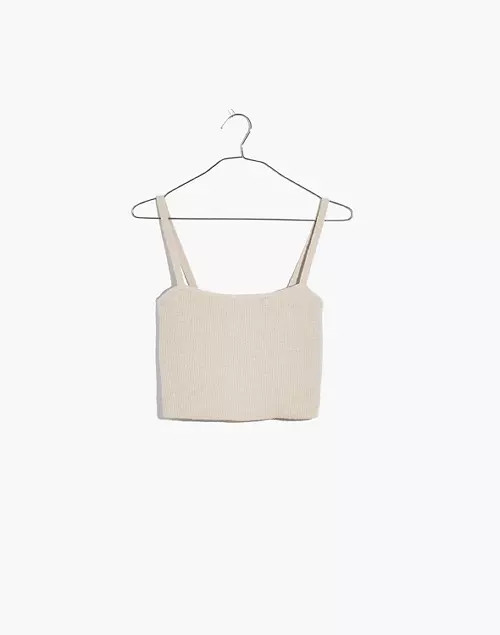 Halstead Square-Neck Sweater Tank | Madewell