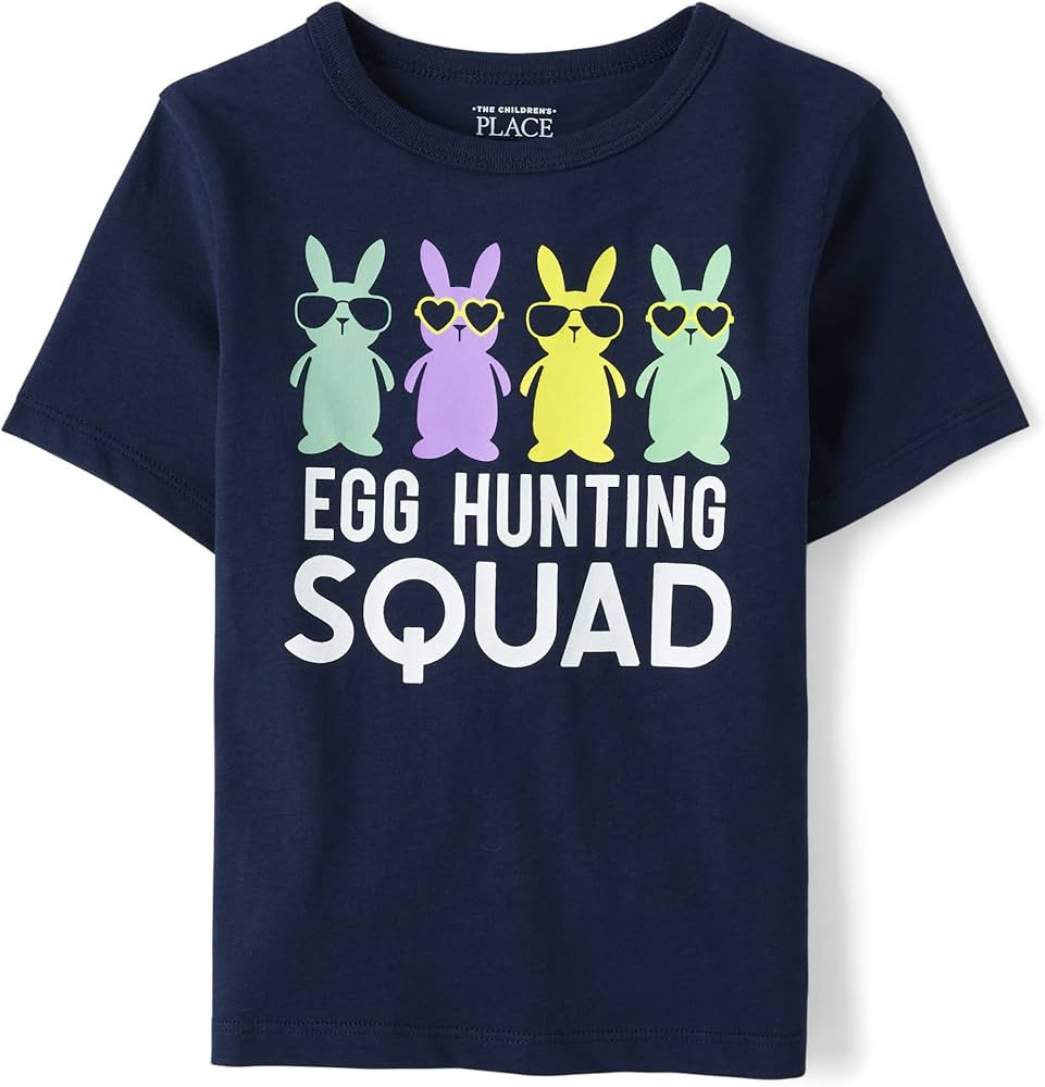The Children's Place baby boys Easter Fam Short Sleeve Graphic T Shirt | Amazon (US)