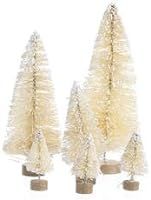 Factory Direct Craft Miniature Sisal Bottle Brush Christmas Trees (18 Mini Trees - 1 1/4 to 4 1/4 In | Amazon (US)