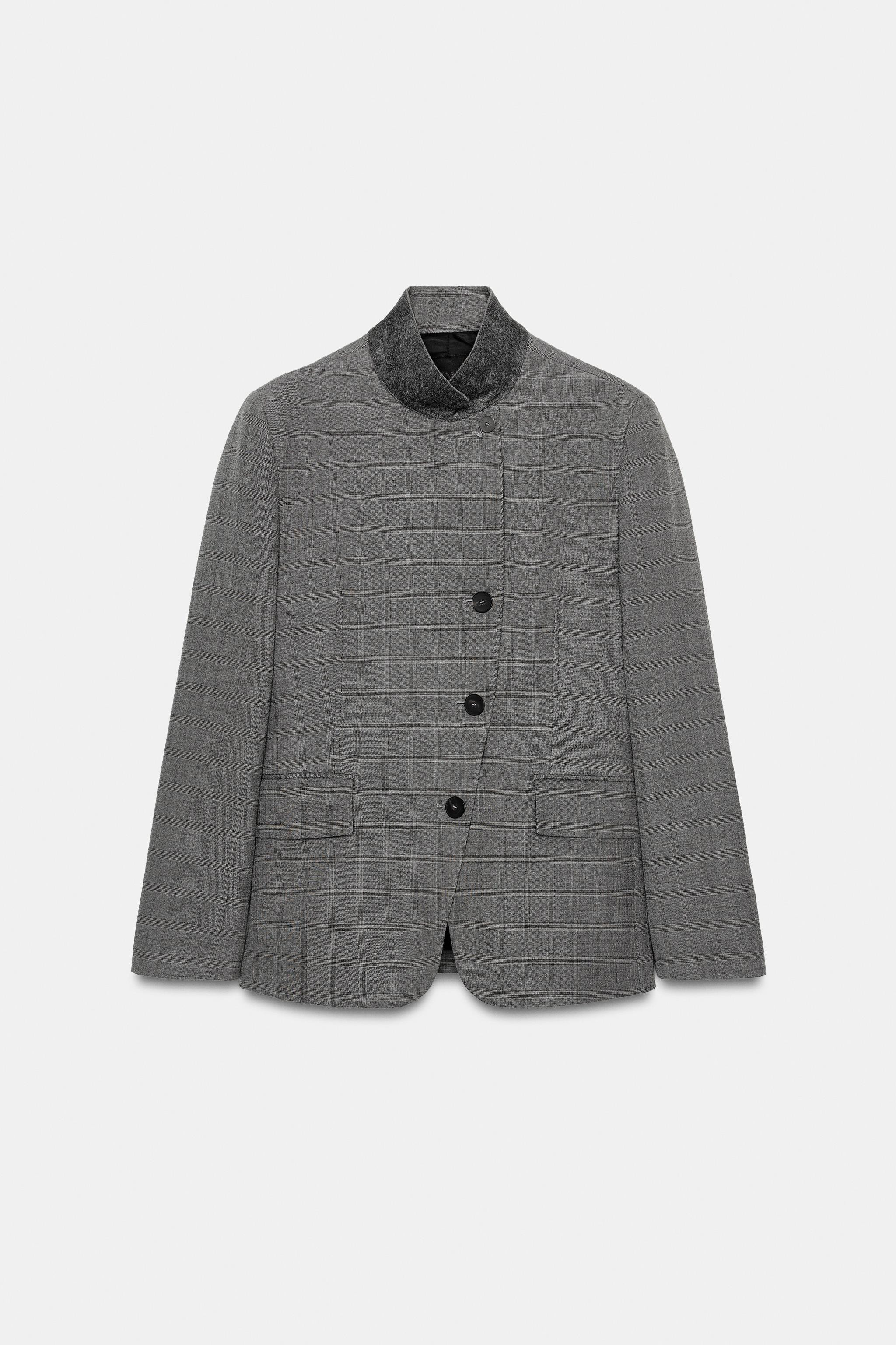 TAILORED PLAID BLAZER ZW COLLECTION | Zara US