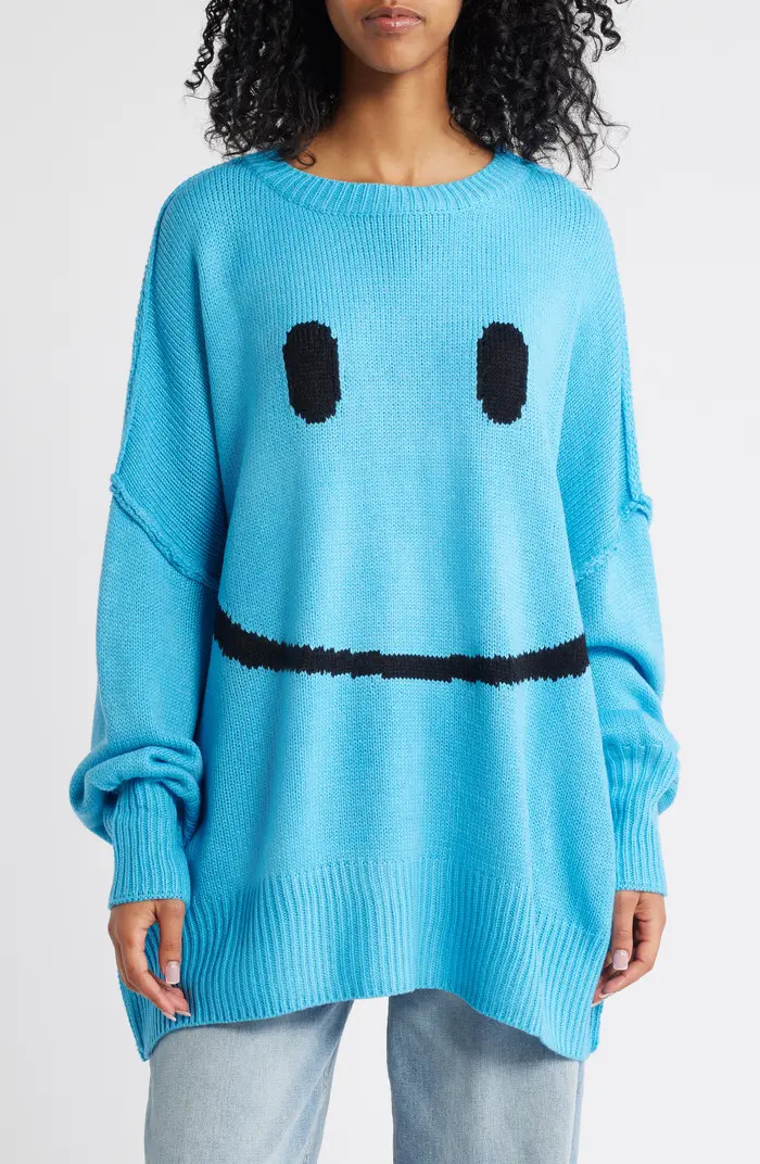 Serotonin Smile Oversize Sweater | Nordstrom