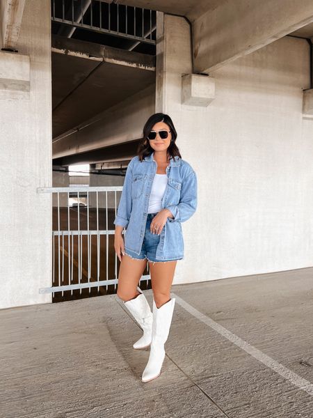 90s denim vibes. It’s the last day of the Abercrombie shorts sale & these are surprisingly one of my favs. Wearing a 29 in the shorts, medium bodysuit & medium Shacket. Use code “AFSHELBY” for extra 15% off of Abercrombie  

#LTKsalealert #LTKshoecrush #LTKstyletip