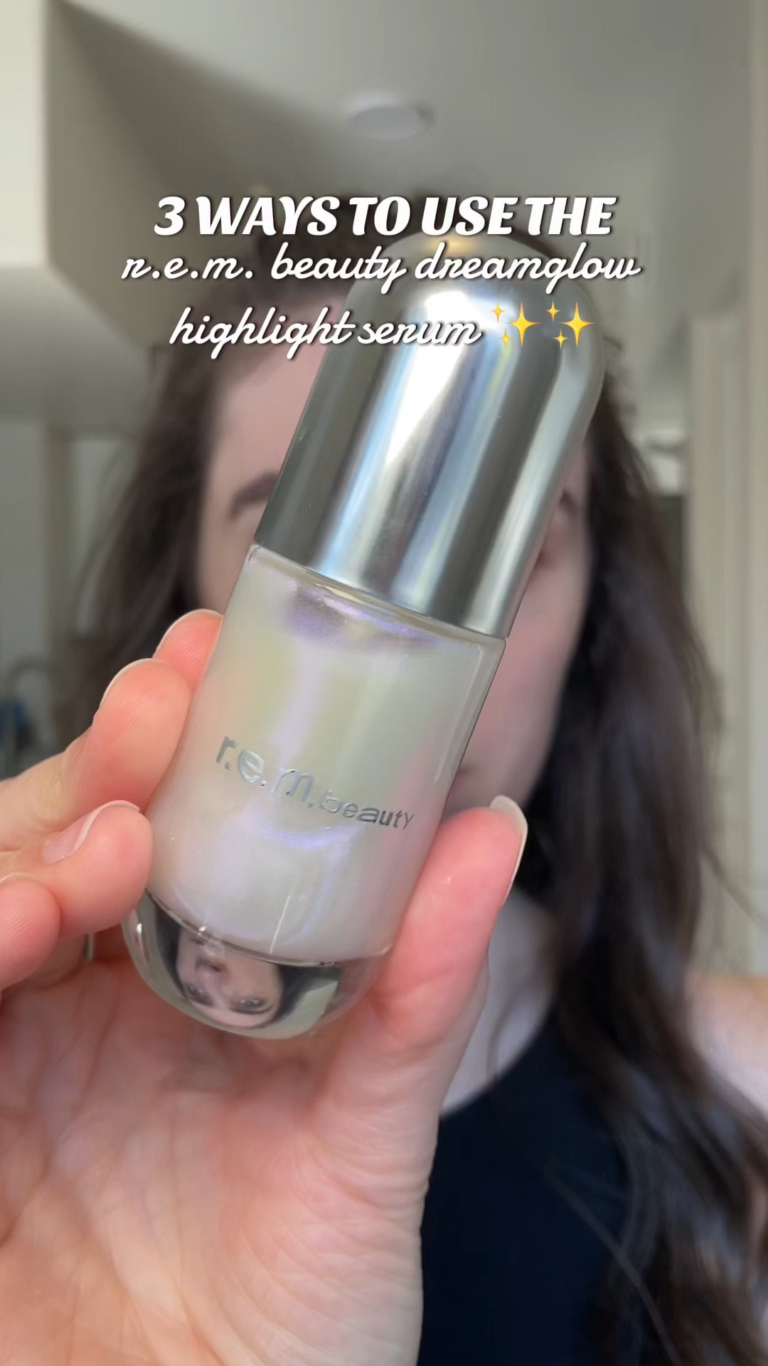 Rem beauty highlight serum in the shade “aura” as a primer, mixer, and highlight 

#LTKbeauty