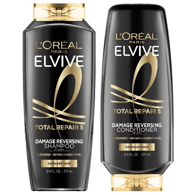 L'Oreal Paris Total Repair 5 Shampoo and Conditioner Set - 25.2 fl oz: Paraben-Free, For Dry Hair, Daily Use | Target