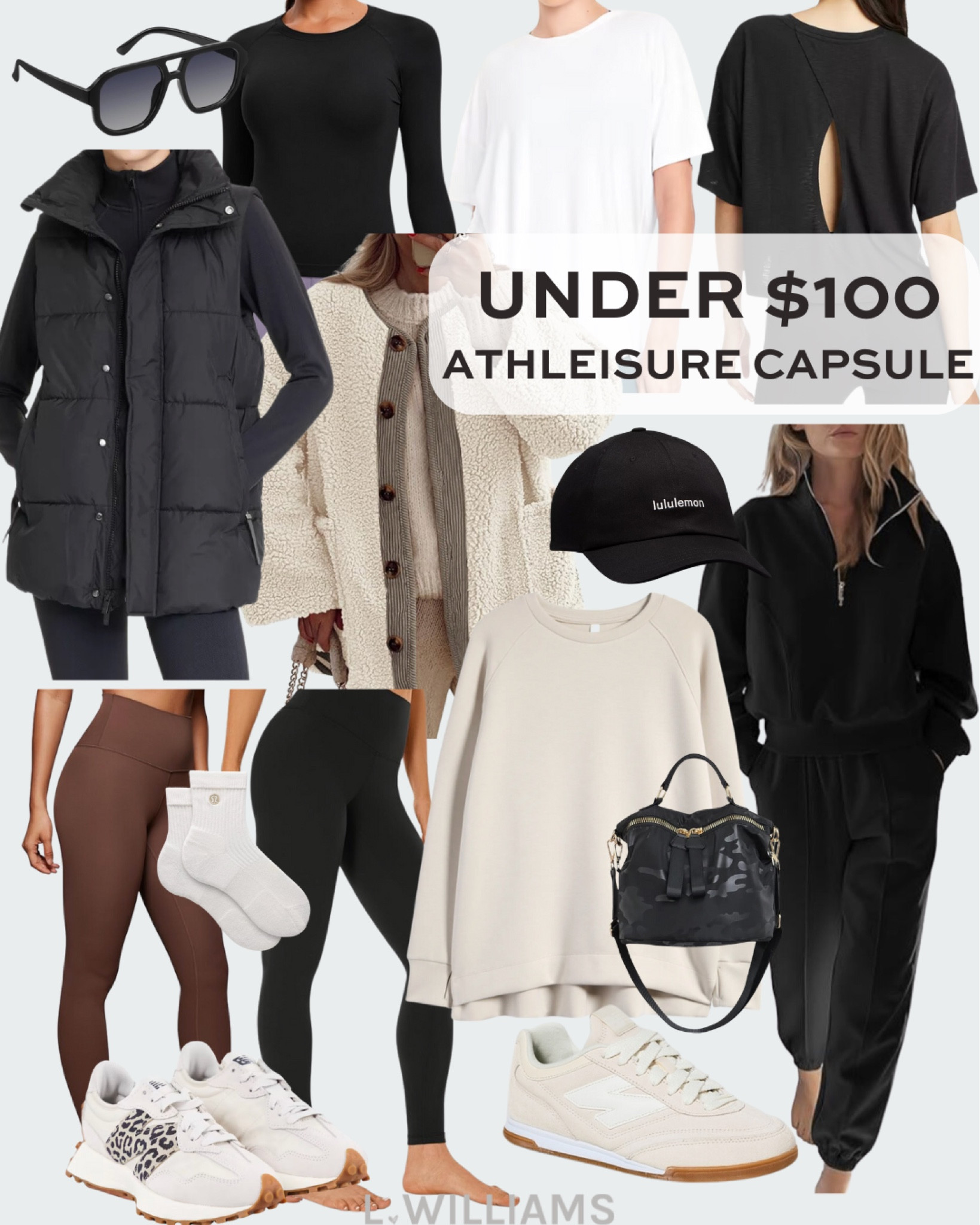 under $100 athleisure capsule 🤎

#LTKFindsUnder100 #LTKActive #LTKStyleTip
