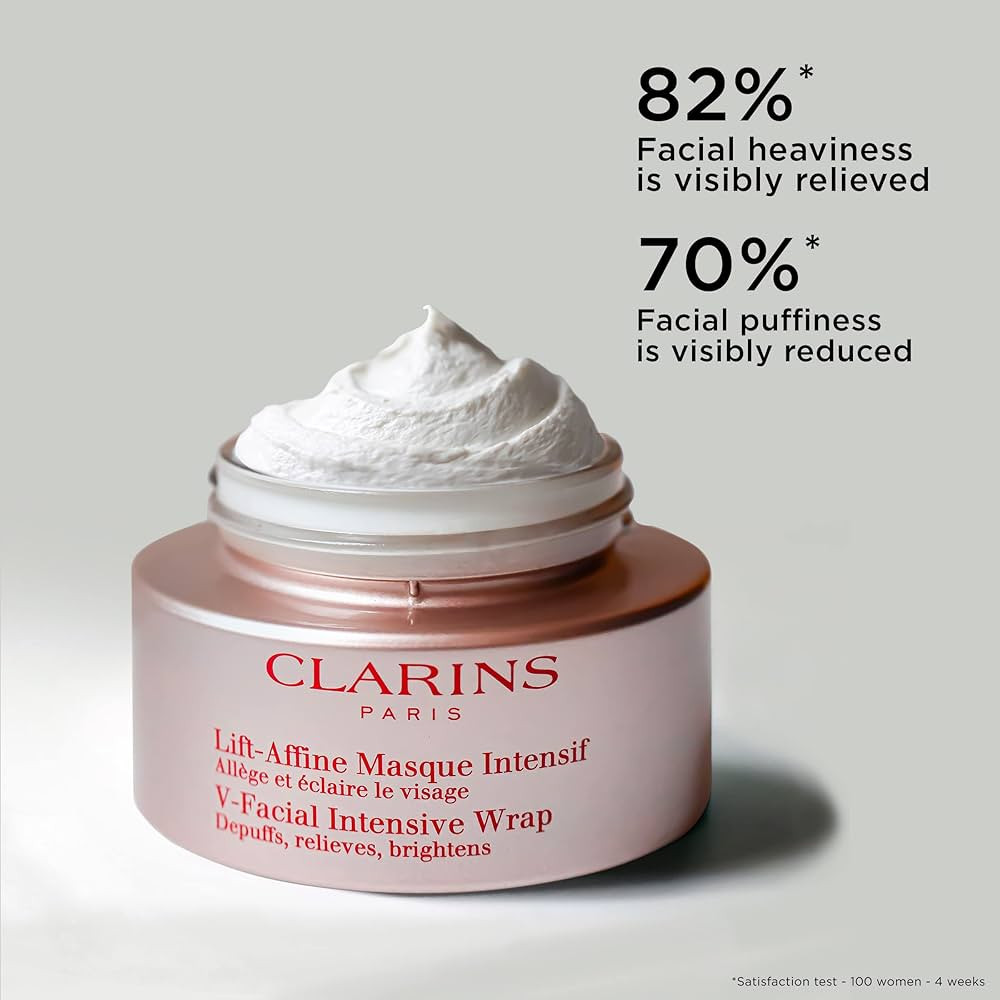 Clarins V-Facial Intensive Wrap Face Mask | Award-Winning Facial Contouring Mask | Visibly Reduce... | Amazon (US)