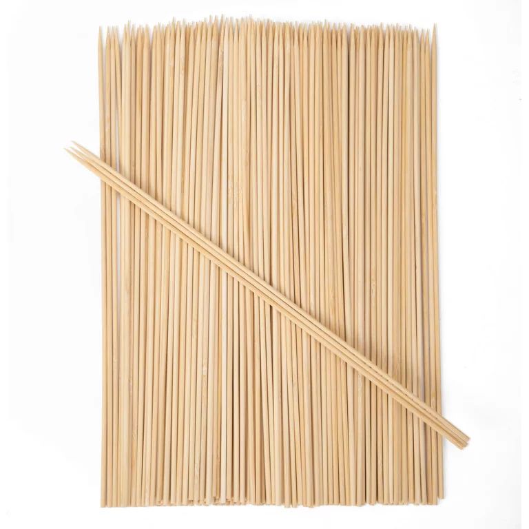 Mainstays 100% Natural Environmental-Friendly Bamboo Skewers (100 PCS). - Walmart.com | Walmart (US)
