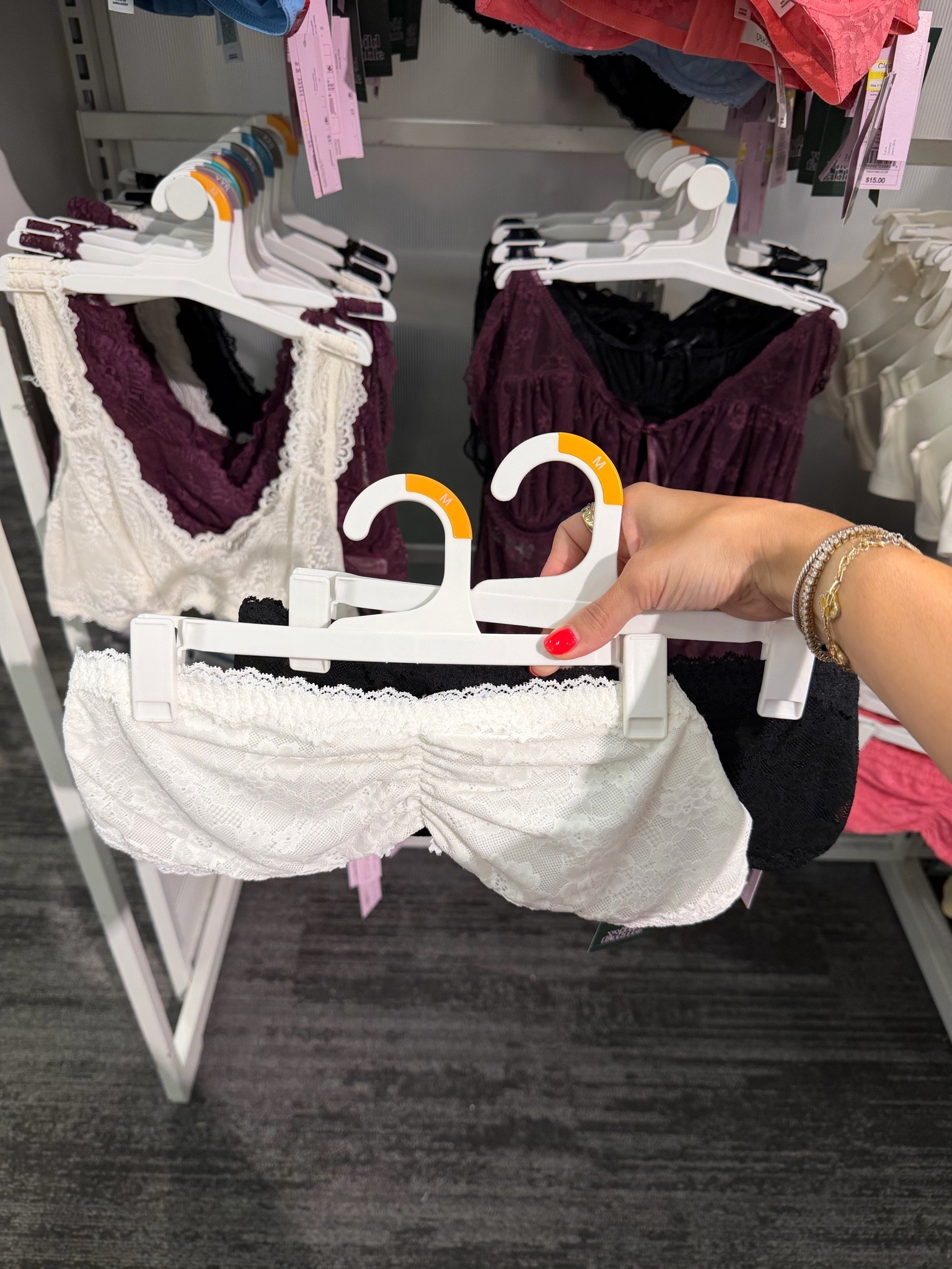 New lace bandeau