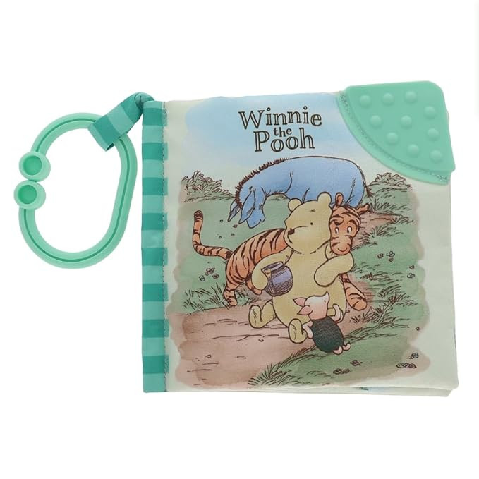 Kids Preferred Winnie The Pooh Soft Book with On The Go Clip, 5 Inches | Amazon (US)