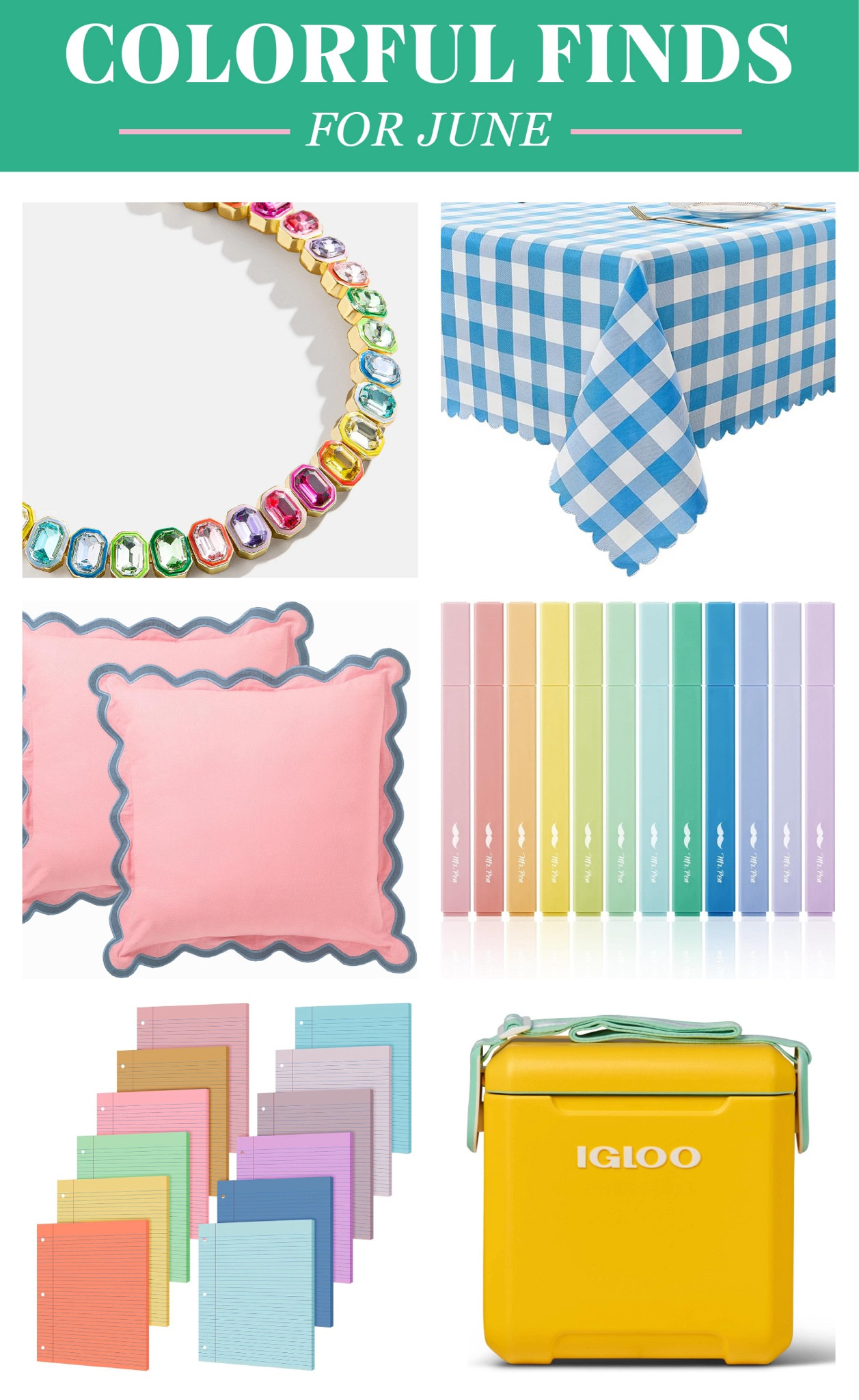 A few of my favorite affordable colorful finds this month!

#LTKHome #LTKFindsUnder100