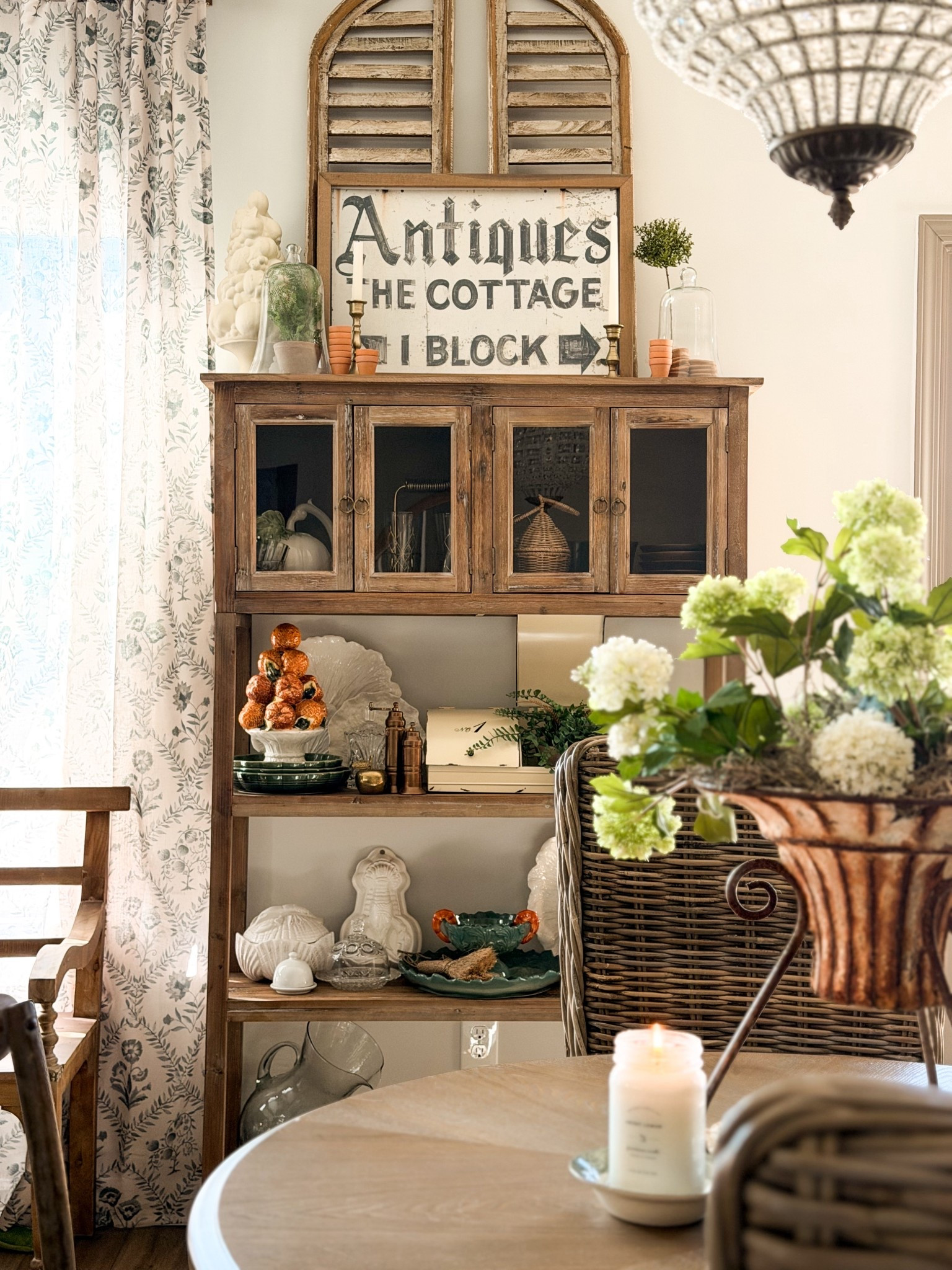 My favorite cabinet... all refreshed for the new year! 

#LTKSeasonal #LTKHome