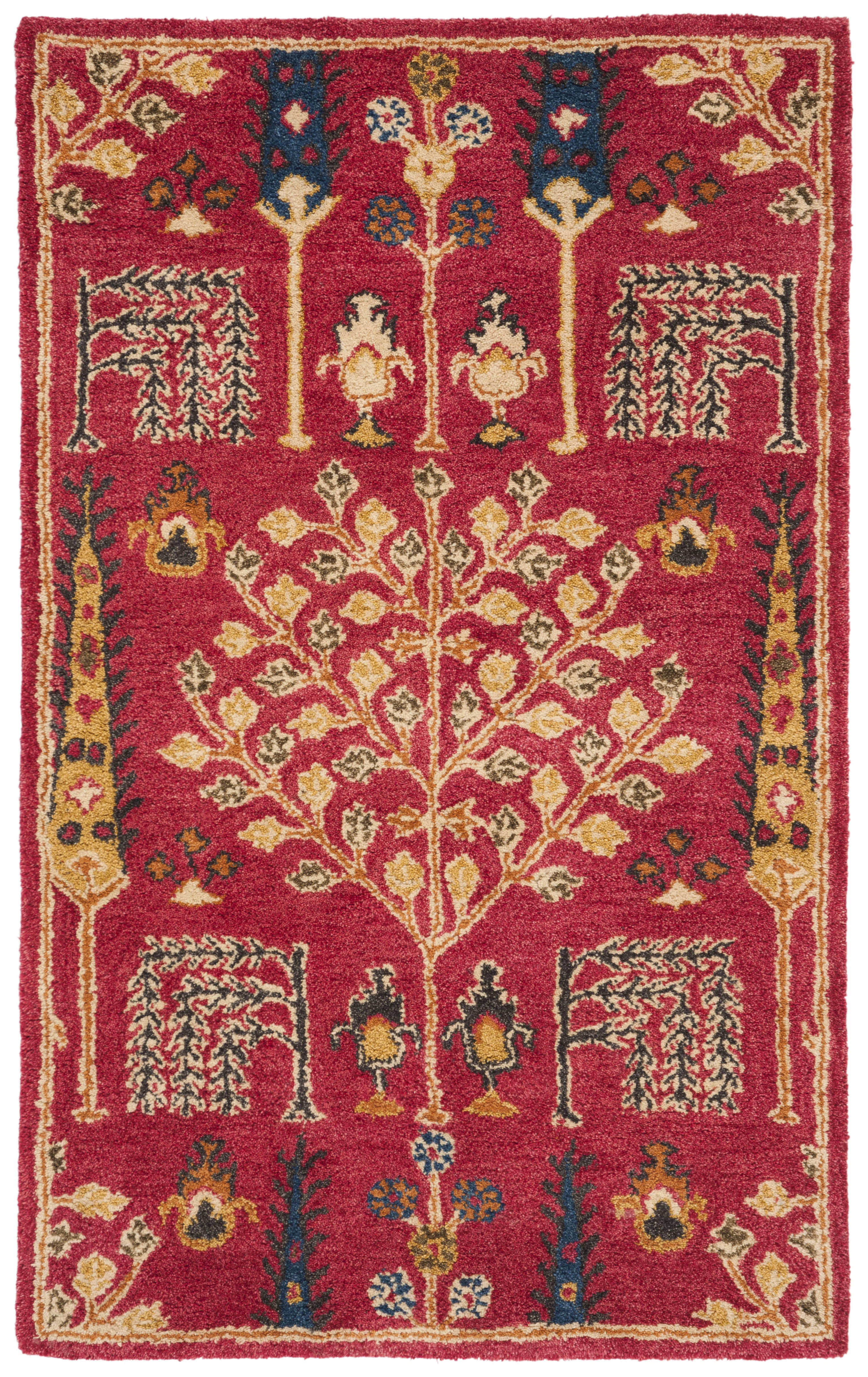 Wahcheechee Hand Tufted Wool Floral Rug | Wayfair North America