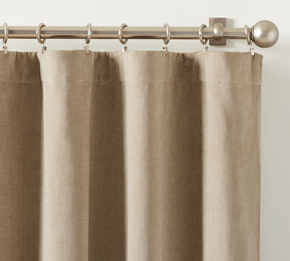 Rustic Chenille Curtain | Pottery Barn (US)