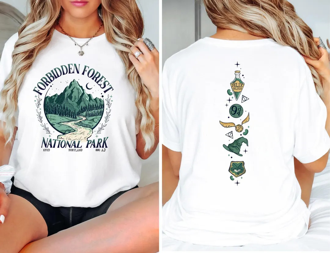 National Park Shirt, Forbidden Forest Shirt, Wizard School Shirt, Wizard Sweatshirt, National Par... | Etsy (US)