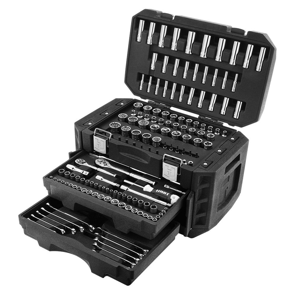 HART 270pc Mechanics Tool Set, Metric and Standard (SAE) Sockets | Walmart (US)