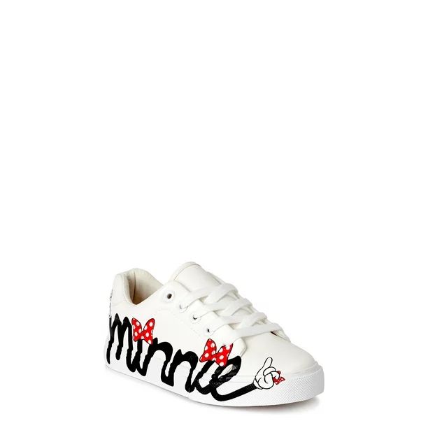 Disney Minnie Mouse Graffiti Fashion Low-Top Sneakers (Little Girls & Big Girls/Women's) | Walmart (US)