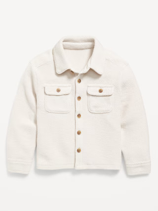 Long-Sleeve Unisex Textured-Knit Shirt for Toddler | Old Navy (US)