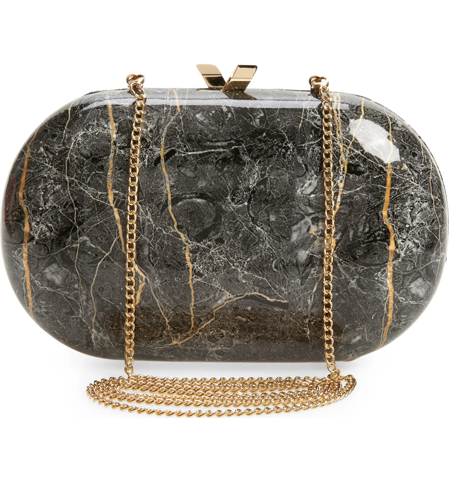 Olga Berg Marbled Oval Clutch | Nordstrom | Nordstrom