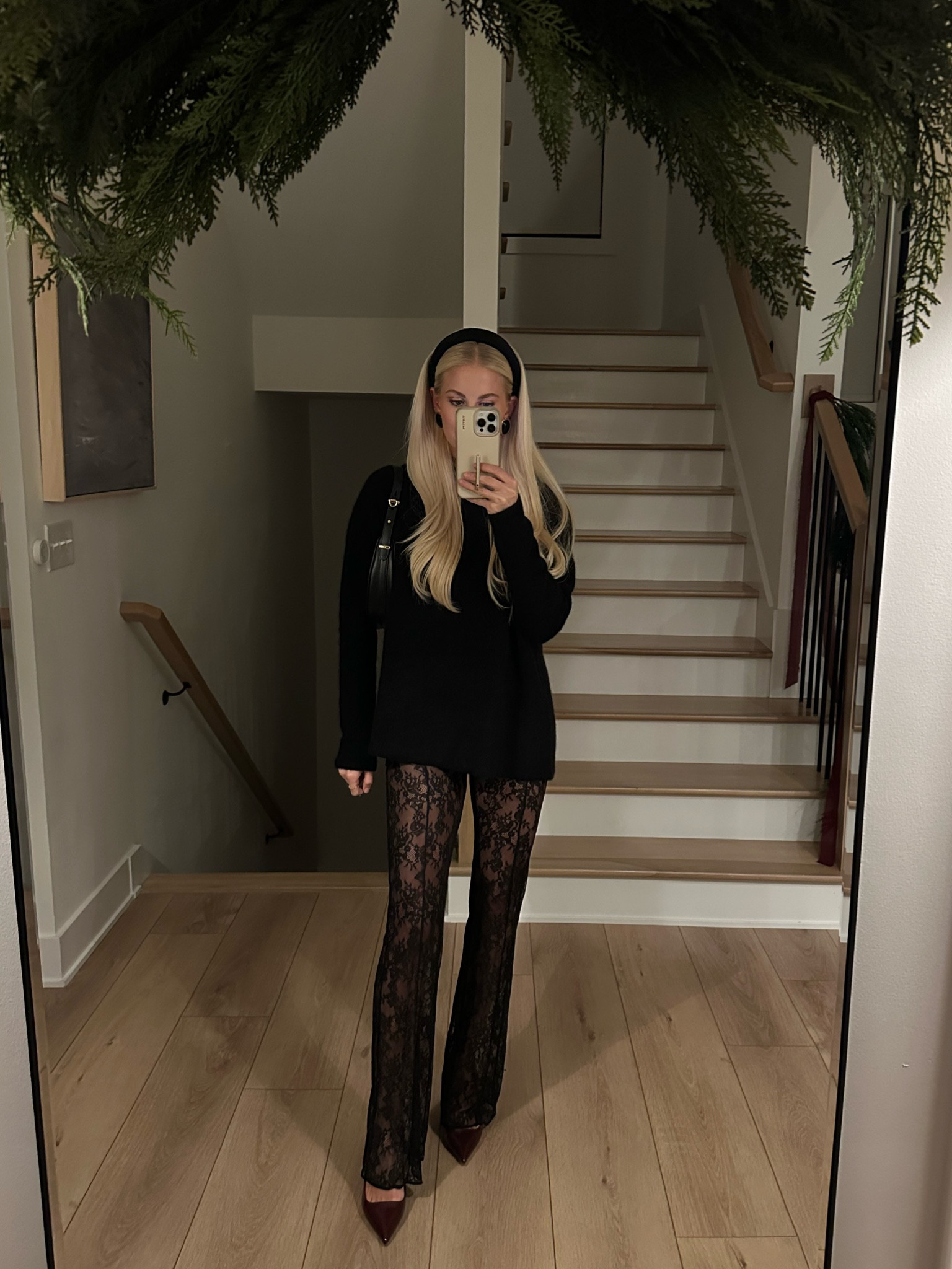 Friendsgiving Look - Wearing a small in sweater & pants, linking similar shoes! #kathleenpost #friendsgiving #datenight #holidaylook

#LTKstyletip #LTKSeasonal #LTKHoliday