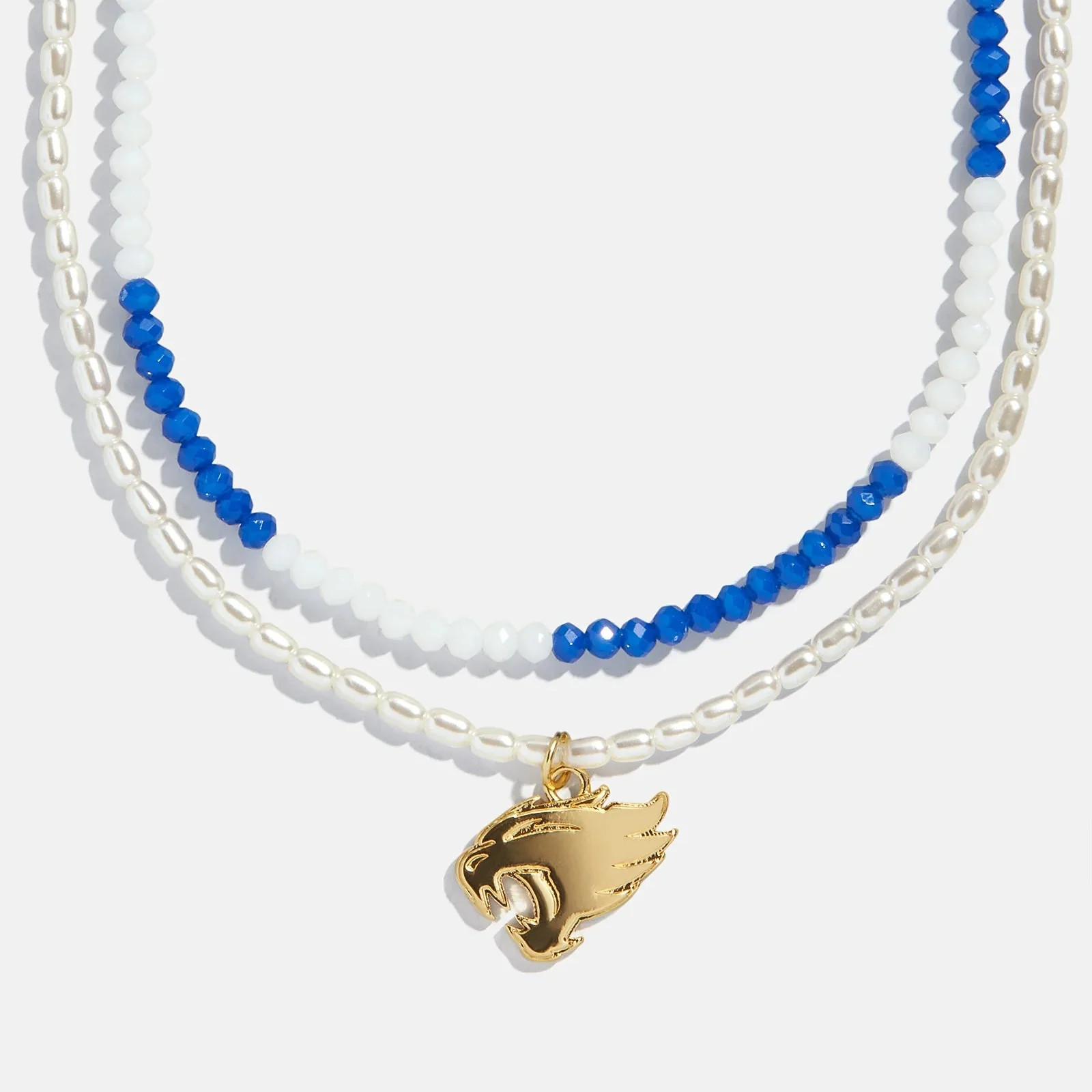 University of Kentucky Beaded Logo Necklace Set - University of Kentuc | BaubleBar