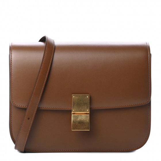 CELINE

Box Calfskin Medium Classic Box Flap Bag Camel | Fashionphile