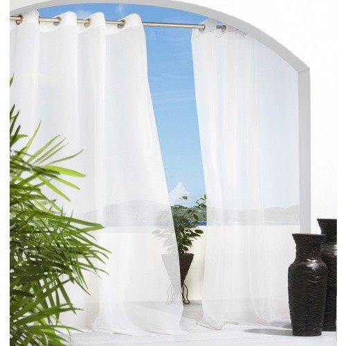 Outdoor Decor Escape Grommet Outdoor Curtain Panel | Hayneedle