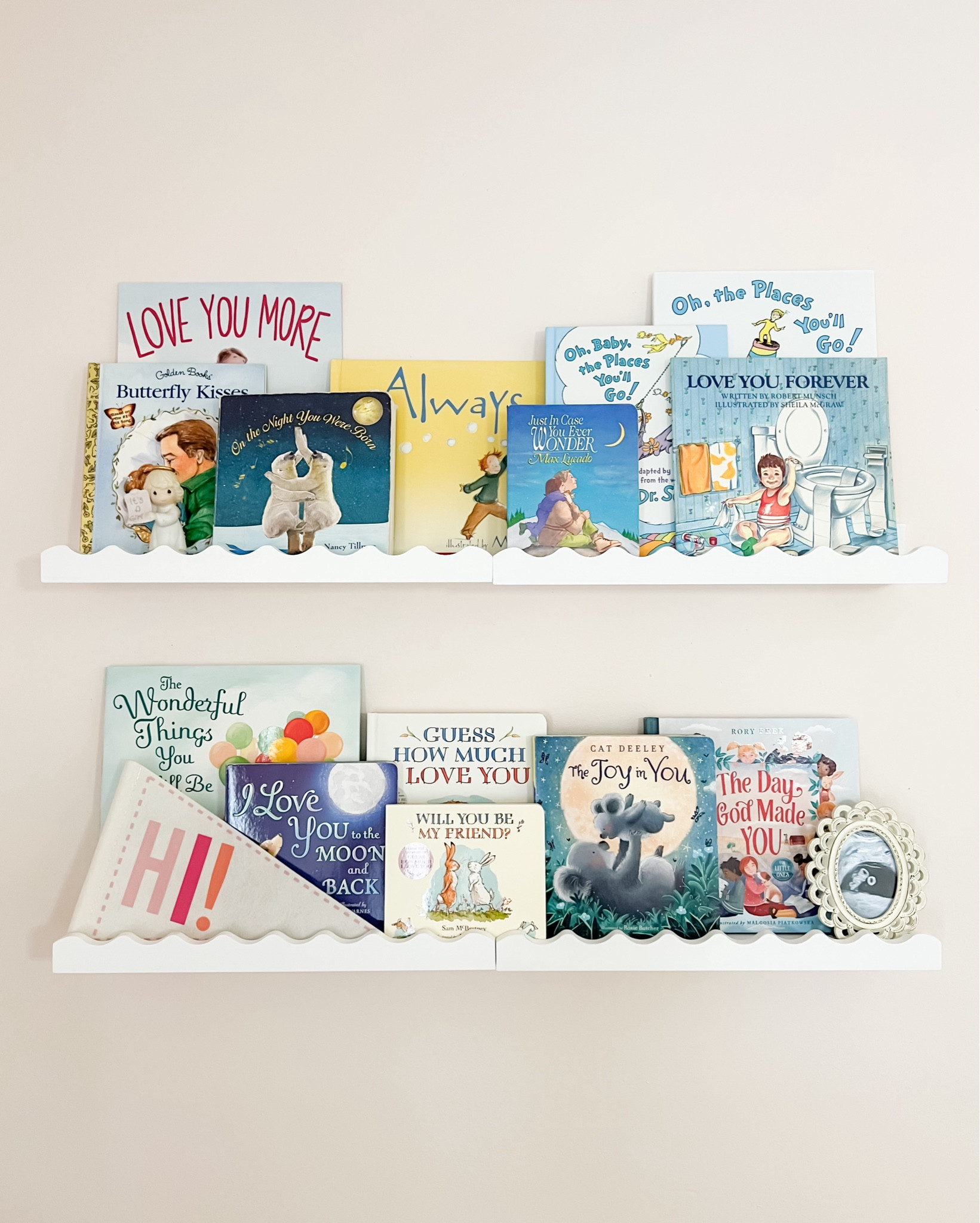 bookshelves // nursery // welcome baby // themed bookshelves // scalloped bookshelves // Amazon nursery // books // baby books // nursery // baby girl nursery 

#LTKkids #LTKhome #LTKbaby