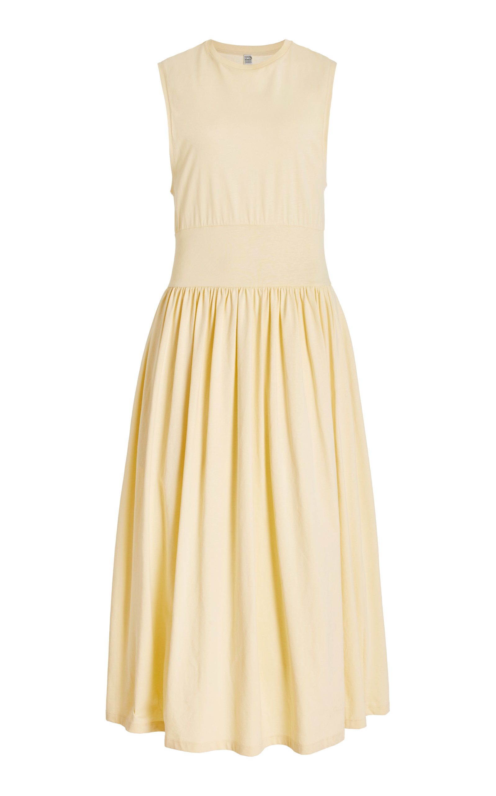 Toteme - Women's Cotton Tee Midi Dress - White - XS - Moda Operandi | Moda Operandi (Global)