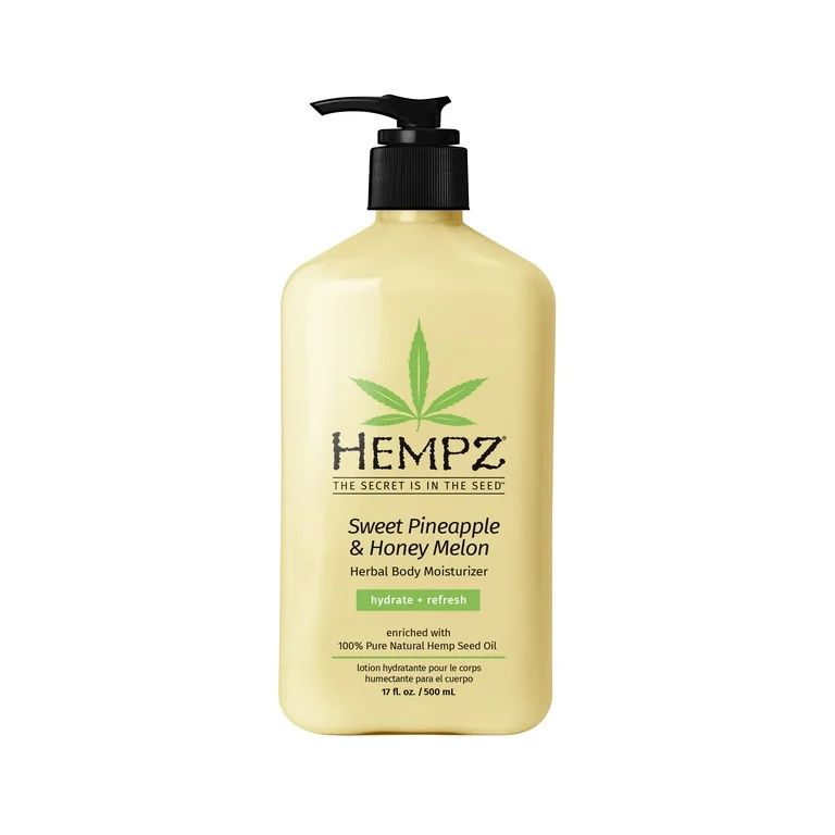 Hempz Herbal Body Moisturizer for Dry Skin, Sweet Pineapple & Honey Melon, 17 fl oz | Walmart (US)