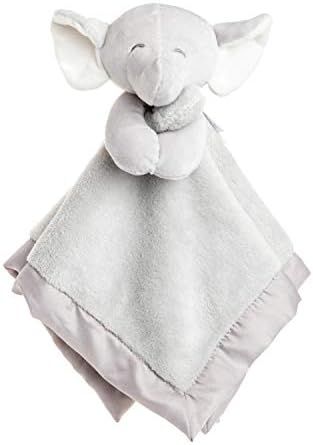 KIDS PREFERRED Carter's Elephant Plush Stuffed Animal Snuggler Blanket - Gray | Amazon (US)