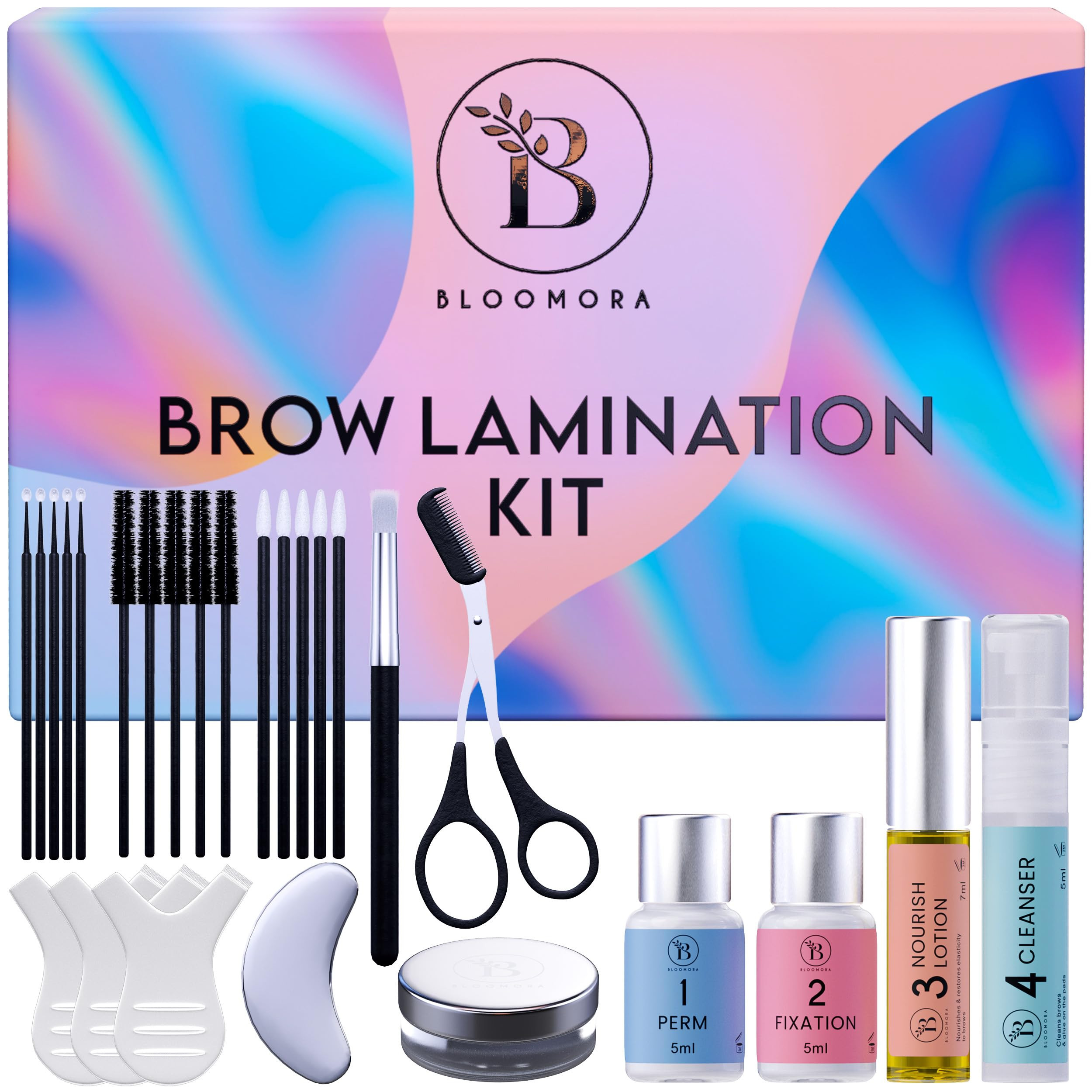 Eyebrow Lamination Kit, At Home Brow Lamination Kit, Brow Lift Kit for Beginner/Professional, Eye... | Amazon (US)