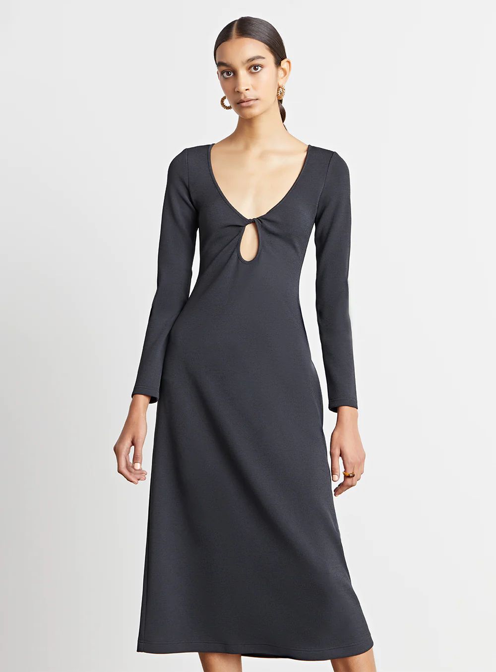 Fox Keyhole Midi Dress | Who What Wear Collection