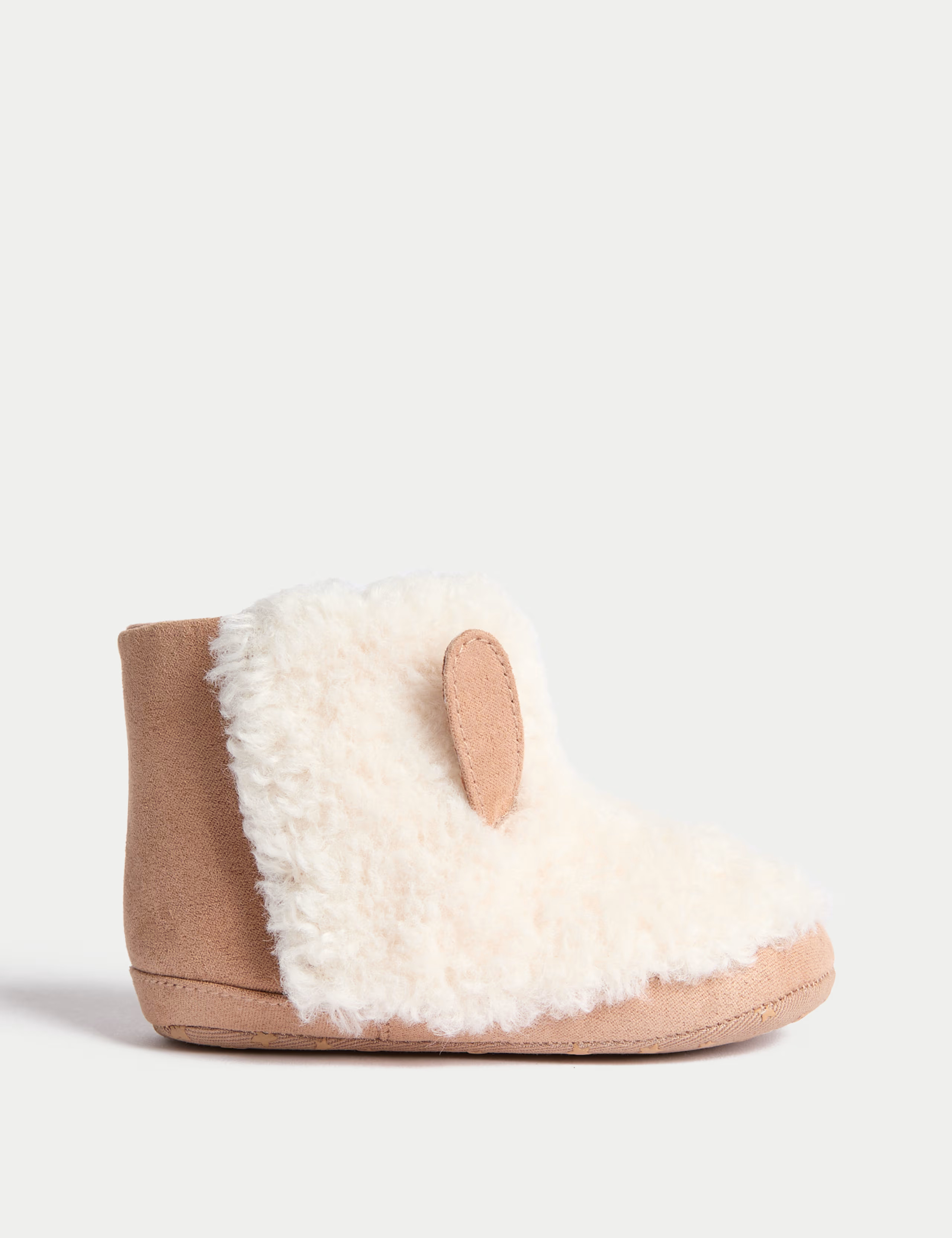 Baby Riptape Faux Fur Pram Shoes (0-18 Months) | Marks & Spencer (UK)