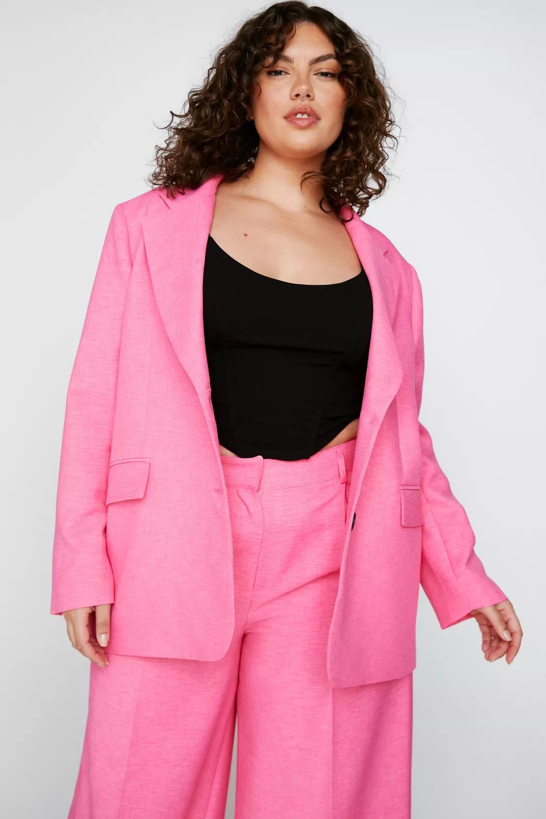 Plus Size Two Piece Set Blazer | Nasty Gal (US)